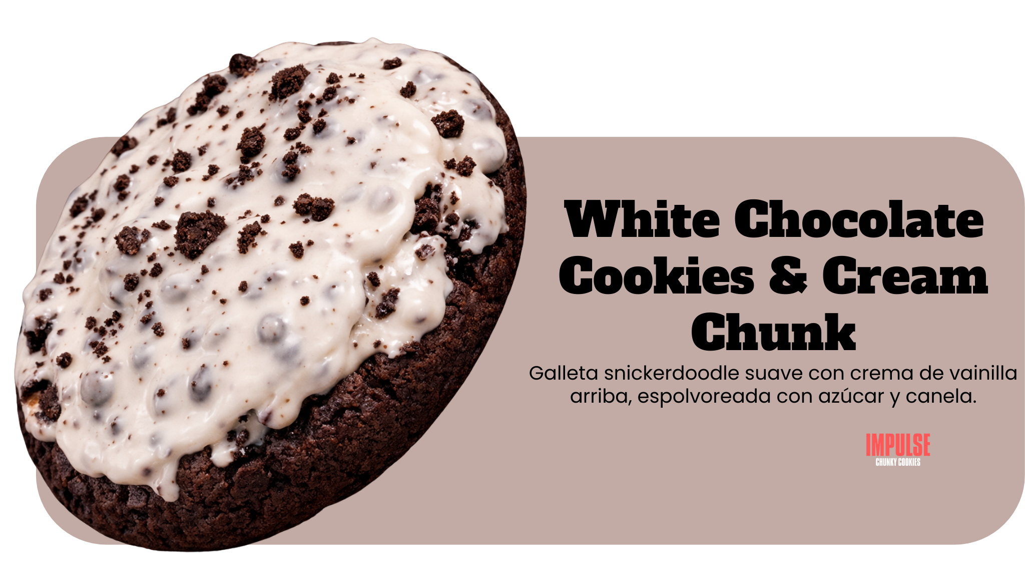 Brown Chocolate Chip Chunk Cookie